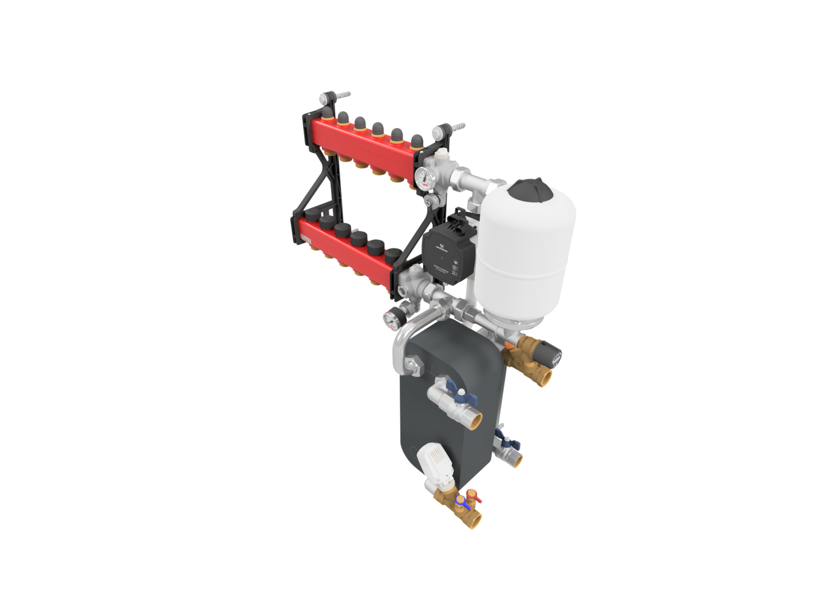 Kunststof verdeler met DW-module