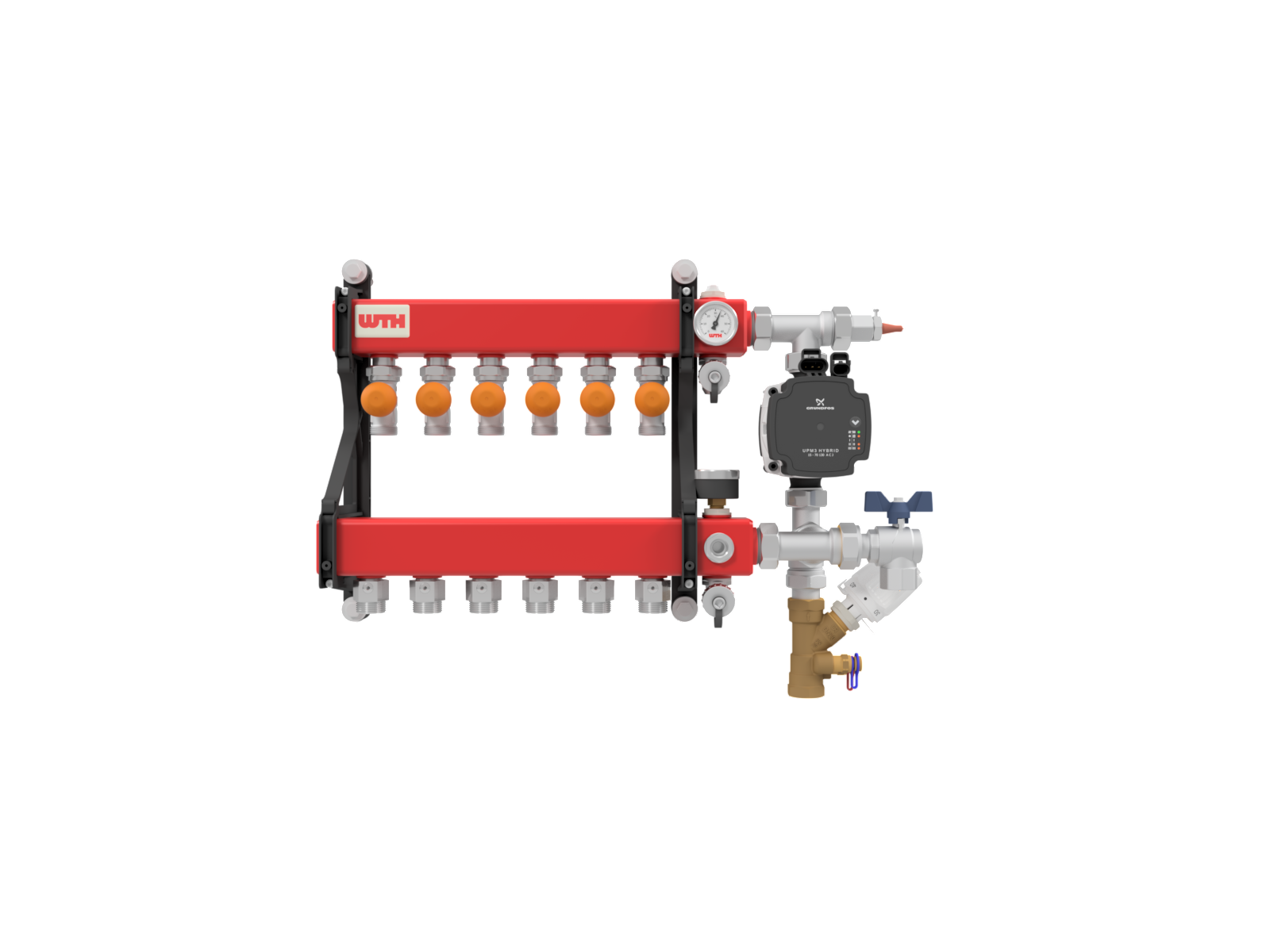 Stalen verdeler met HT-module
