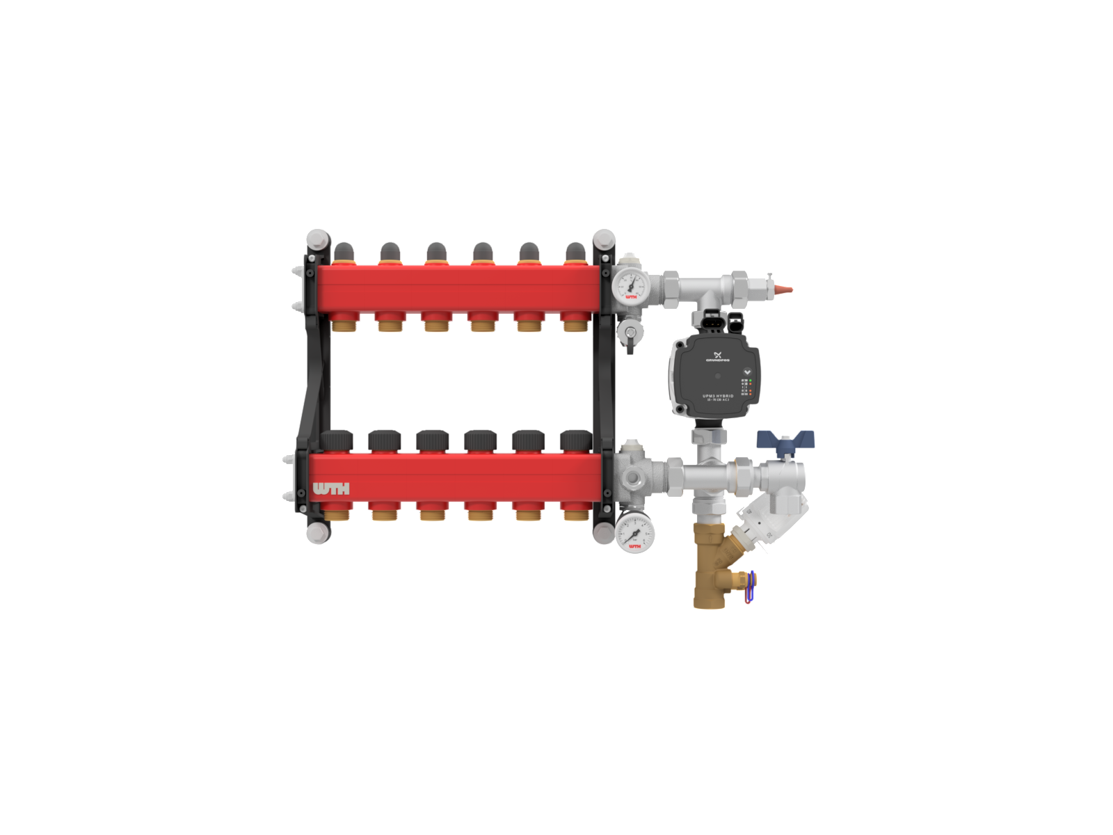 Kunststof verdeler met HT-module